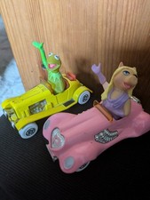 Vintage Corgi Kermit the Frog & Miss Piggy Diecast Cars ~ The Muppets 1979