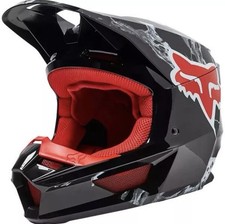 Fox V1 Karrera Helmet Black With Oakley Mx Googles
