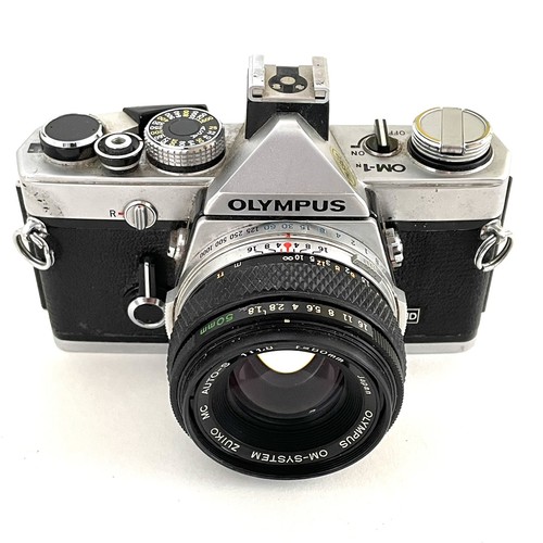 Olympus om1n body - olympus, 50mm