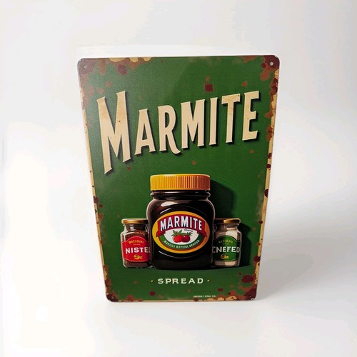 Marmite vintage style metal - style,