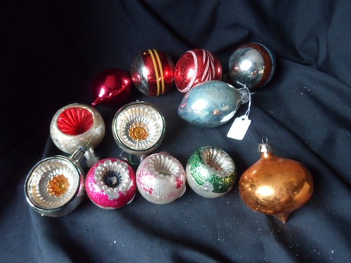 Vintage glass christmas - glass, tree