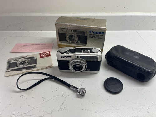 Boxed canon demi half frame - boxed,