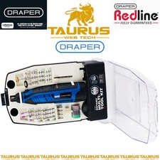 50Pc DRAPER Storm Force® 10.8V Power Interchange Rotary Multi-Tool Kit DIY +Case