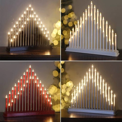 Christmas candle bridge light - bridge,