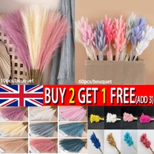 Rabbit Bunny Tails Grass/ Artificial Pampas Grass Bouquet Wedding Home Decor UK