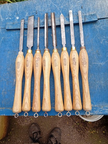 Marples woodturning gouges - 8,
