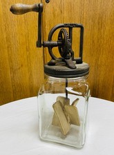 Dazey Vintage Glass Hand Crank