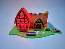 1995 Polly Pocket Disney SNOW WHITE&THE SEVEN DWARFS Light-Up Cottage No figures