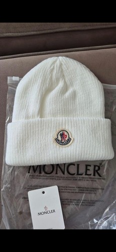 White moncler ribbed knit - white,