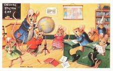 RACEY HELPS A Trip Around The World Postcard Medici Society Illustrated