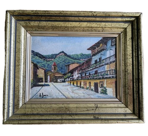 Miniature oil painting - oil,