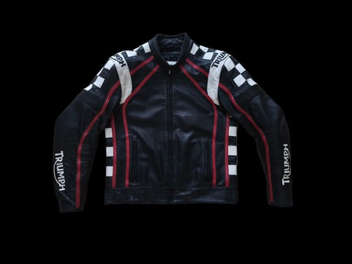 Triumph leather motorcycle - leather,