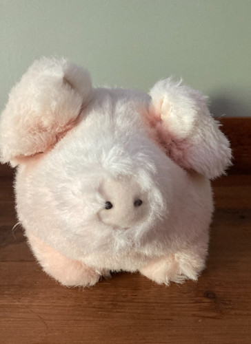 Stuffed cuddly toy plush pig - cuddly,