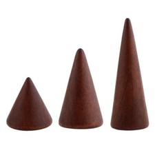Wooden Rack Cone Shape Ring