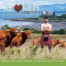 Lang Syne We Love Men In Kilts Compact Wall Calendar 2026