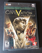 Civilization V Gods and Kings Windows Vista 2012 Free UK P&P Value Guaranteed
