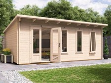 Log cabin garden - log,