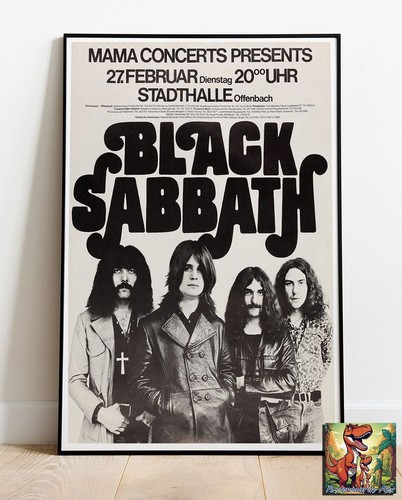 Black sabbath 1973 tour poster - sabbath,