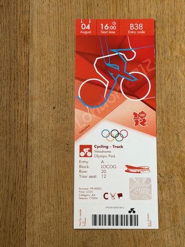 Ticket 2012 london - ticket,