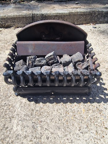 Vintage cast iron - coal, effect