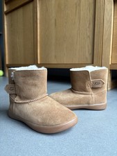 NEW Ugg Keelan Suede Boot Chestnut Toddler Size US 12/UK 11/EU 30
