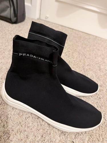 Prada high top sock trainers - high,