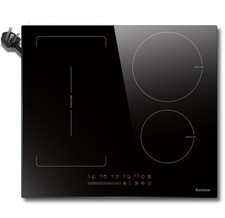 Karinear 4-Burner Induction Hob, 60cm Induction Hob Electric 3500W, Flex Zone