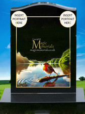 Bird Themed Granite Memorial