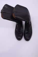 Sancho Black Leather Low Block