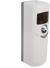 LCD Automatic Perfume Dispenser Wall Mount Air Freshener Spray ABS White