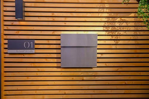 Mayfair wall mounted letterbox - wall,