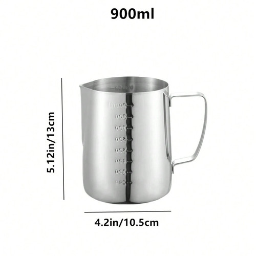 Frothing milk pitcher - milk,