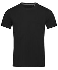 Mens Plain Slim Fitted Body Fit Cotton + Elastane Fashion Tee T-Shirt Tshirt