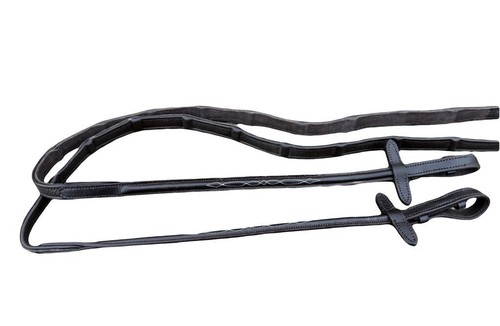 Luxury stitched leather reins - luxury,
