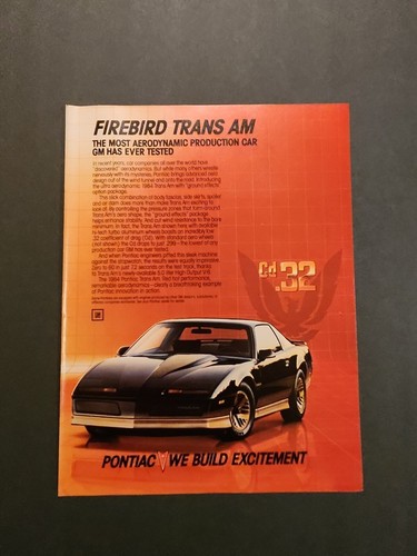 Vintage original 1984 pontiac - original,