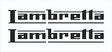 2x Lambretta Bike Sticker