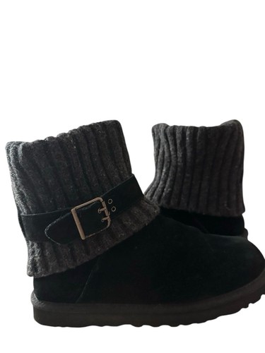 Ugg women black suede ankle - suede,