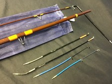 Vintage Hardy swing tip 8ft 9” coarse fishing Rod with 5 swing tips