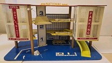 Vintage Wooden International Toy Garage Not Complete Very Rare.