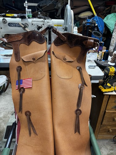 Western cowboy batwing work - western,