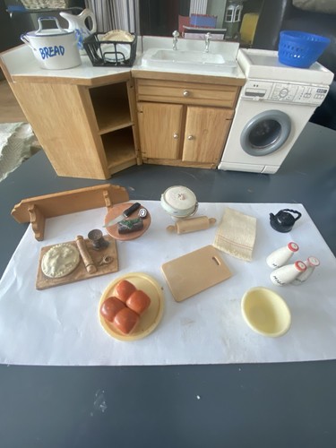 Dolls house kitchen set - kitchen,