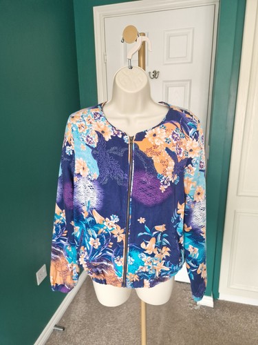 Indigo floral crane - m&s,