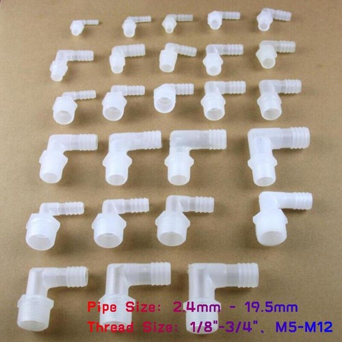 M12 plastic elbow hose - m5-m12,
