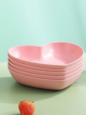 5 pcs Heart-Shaped Plastic