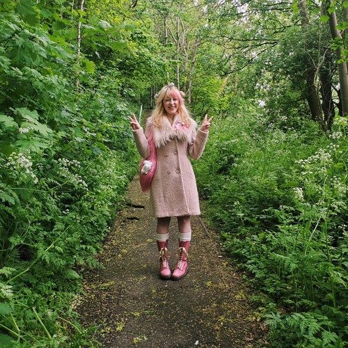 Wool vintage blush pink by - 45%,