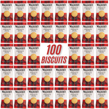 100 x Walkers Shortbread Round