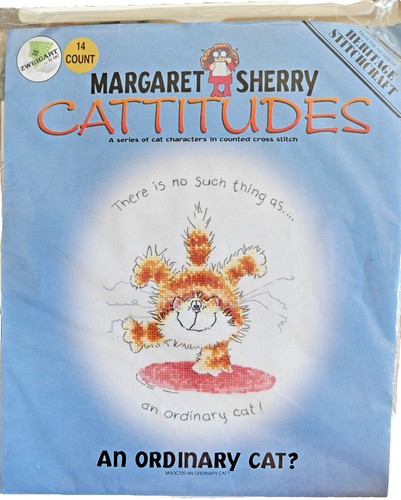 Ordinary cat cross stitch - cross,