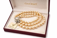 Vintage Corocraft Faux Pearl
