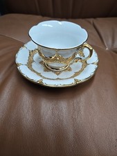 Rare Antique Meissen gold &