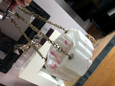 ANTIQUE ART DECO PENDANT GLASS